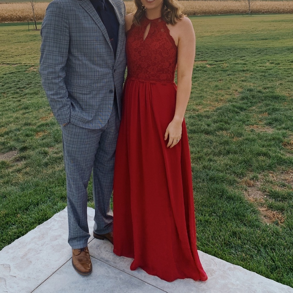 JJ’s House A-line Floor length lace dress